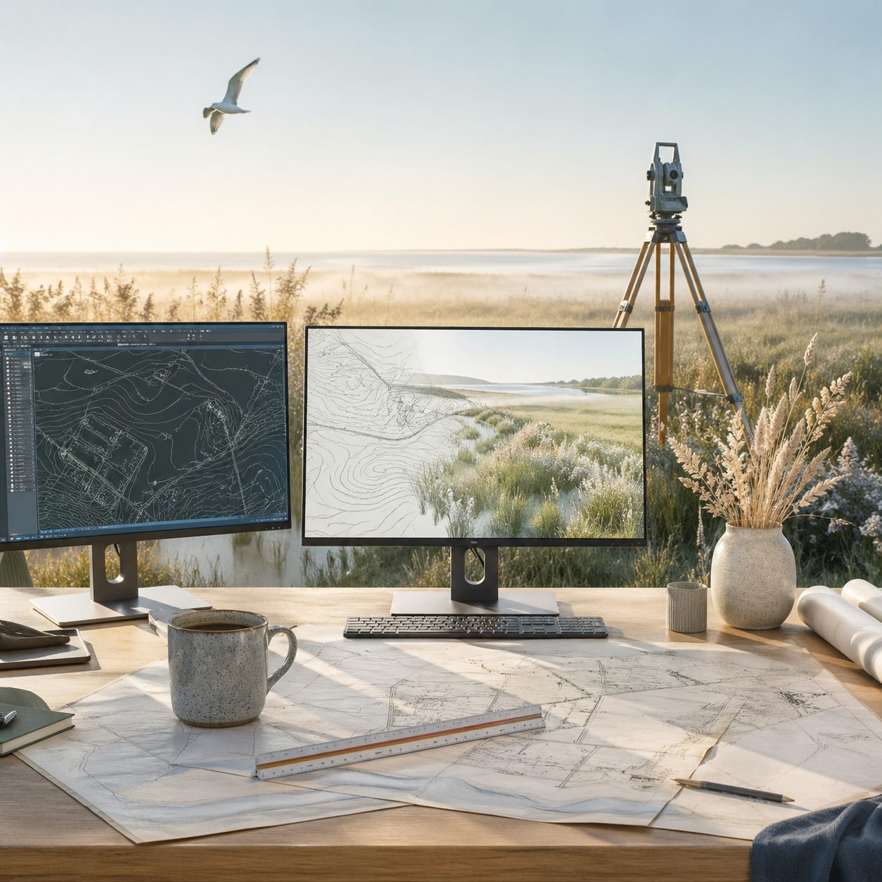 Vermessungsingenieure – CAD-Auswertung am vollwertigen Arbeitsplatz